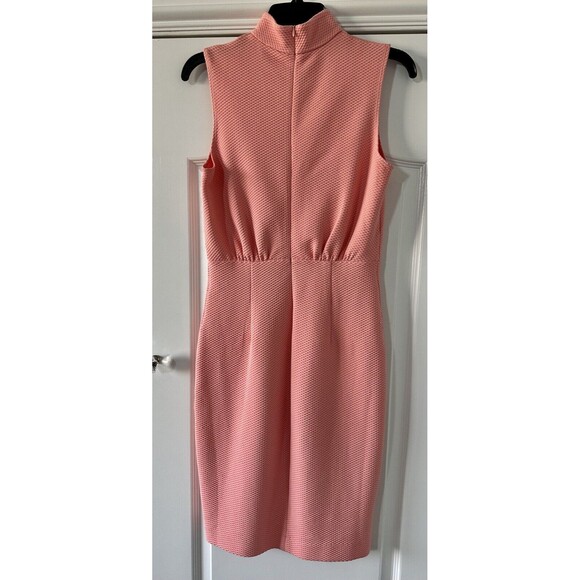 Love Moschino High Neck Sleeves dress In Peach Color Size 2 - Picture 4 of 6